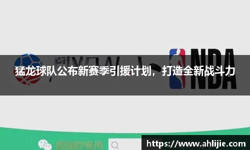 猛龙球队公布新赛季引援计划，打造全新战斗力